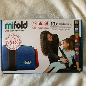 Mifold grab and go booster seat